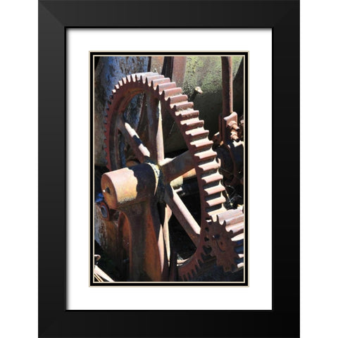 New Era II Black Modern Wood Framed Art Print with Double Matting by Berzel, Erin