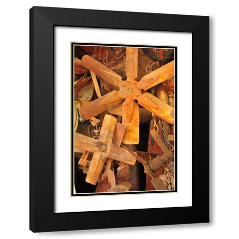 New Era VI Black Modern Wood Framed Art Print with Double Matting by Berzel, Erin