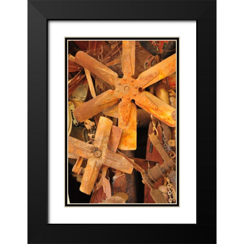 New Era VI Black Modern Wood Framed Art Print with Double Matting by Berzel, Erin
