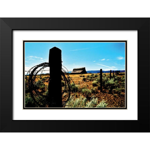 Mountain Summer II Black Modern Wood Framed Art Print with Double Matting by Berzel, Erin