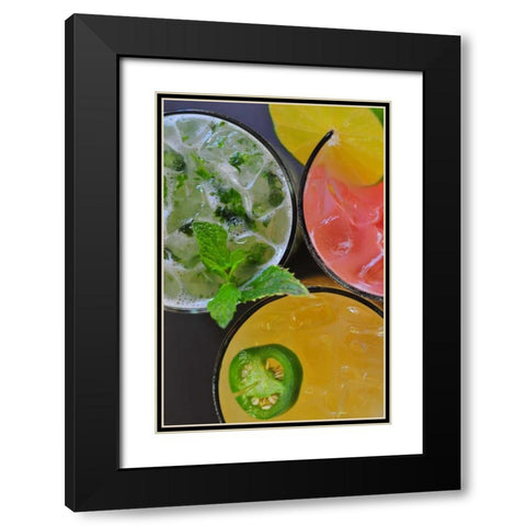 Happy Hour IV Black Modern Wood Framed Art Print with Double Matting by Berzel, Erin
