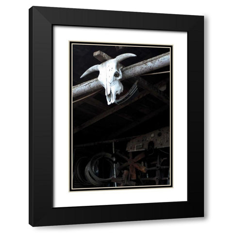 The Ranch Black Modern Wood Framed Art Print with Double Matting by Berzel, Erin