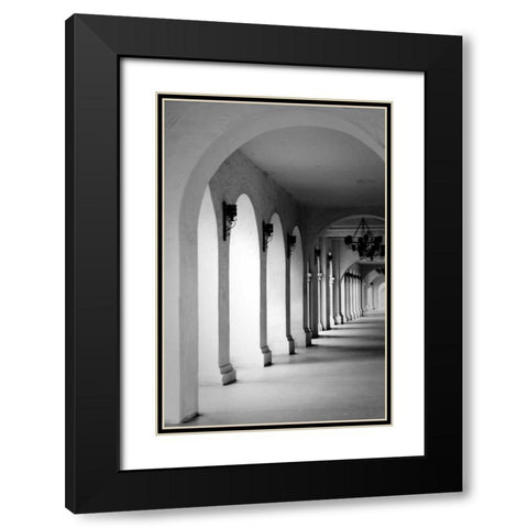 El Prado I Black Modern Wood Framed Art Print with Double Matting by Berzel, Erin