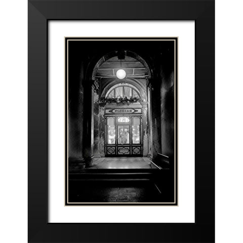 Venice Arches VI Black Modern Wood Framed Art Print with Double Matting by Crane, Rita