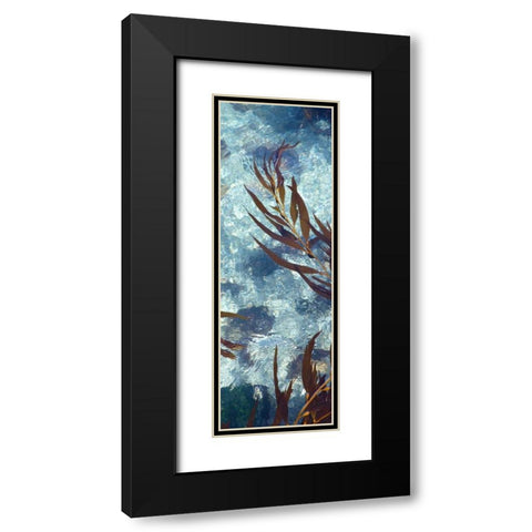 Mermaid Tresses V Black Modern Wood Framed Art Print with Double Matting by Crane, Rita