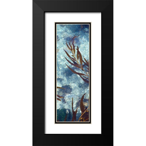 Mermaid Tresses V Black Modern Wood Framed Art Print with Double Matting by Crane, Rita