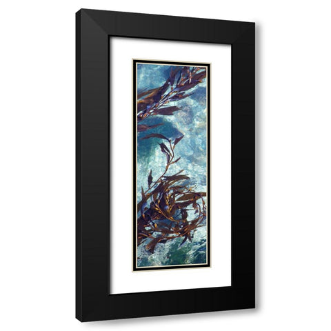 Mermaid Tresses VI Black Modern Wood Framed Art Print with Double Matting by Crane, Rita