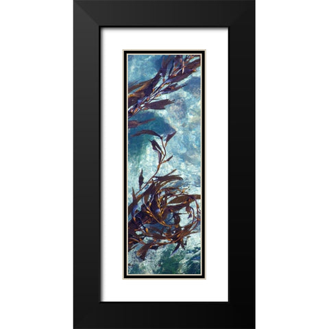 Mermaid Tresses VI Black Modern Wood Framed Art Print with Double Matting by Crane, Rita