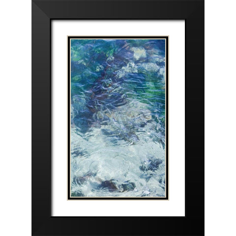 Tide Pool II Black Modern Wood Framed Art Print with Double Matting by Crane, Rita