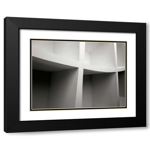 Architecture II Black Modern Wood Framed Art Print with Double Matting by Christensen, Jim