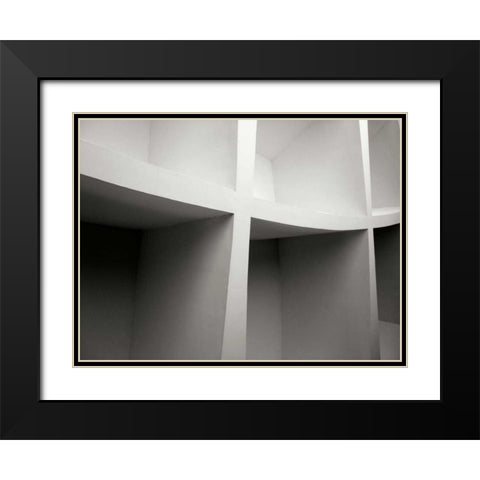 Architecture II Black Modern Wood Framed Art Print with Double Matting by Christensen, Jim