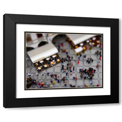 Toy Illusions II Black Modern Wood Framed Art Print with Double Matting by Christensen, Jim