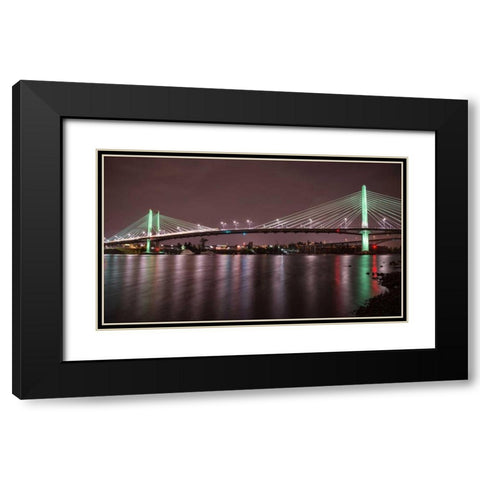 Tilikium Crossing Black Modern Wood Framed Art Print with Double Matting by Hellmann, Stan