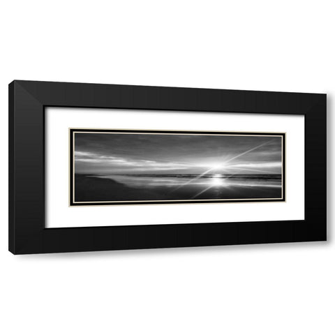 Beauteous Light Panel BW II Black Modern Wood Framed Art Print with Double Matting by Hausenflock, Alan