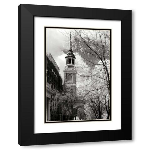 Renewal II Black Modern Wood Framed Art Print with Double Matting by Hausenflock, Alan