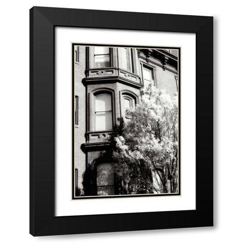 Main Street Elegance II Black Modern Wood Framed Art Print with Double Matting by Hausenflock, Alan