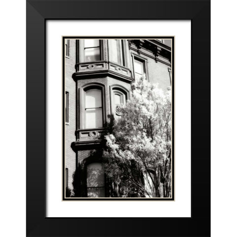 Main Street Elegance II Black Modern Wood Framed Art Print with Double Matting by Hausenflock, Alan