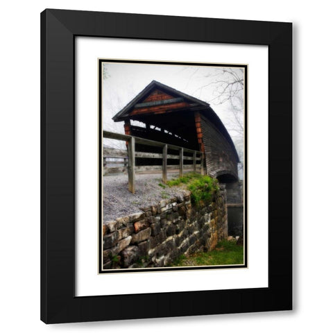 Humpback Bridge III Black Modern Wood Framed Art Print with Double Matting by Hausenflock, Alan