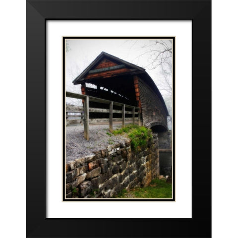 Humpback Bridge III Black Modern Wood Framed Art Print with Double Matting by Hausenflock, Alan