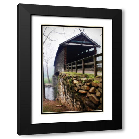 Humpback Bridge IV Black Modern Wood Framed Art Print with Double Matting by Hausenflock, Alan