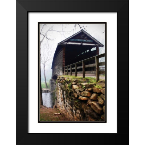 Humpback Bridge IV Black Modern Wood Framed Art Print with Double Matting by Hausenflock, Alan