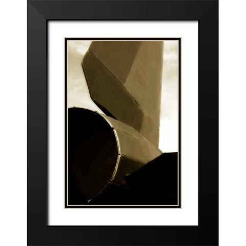 Blackbird I Black Modern Wood Framed Art Print with Double Matting by Hausenflock, Alan