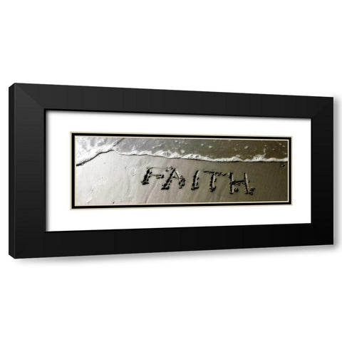 Faith Black Modern Wood Framed Art Print with Double Matting by Hausenflock, Alan
