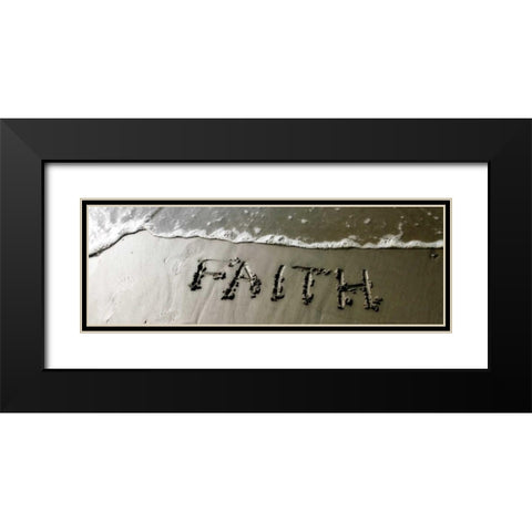 Faith Black Modern Wood Framed Art Print with Double Matting by Hausenflock, Alan