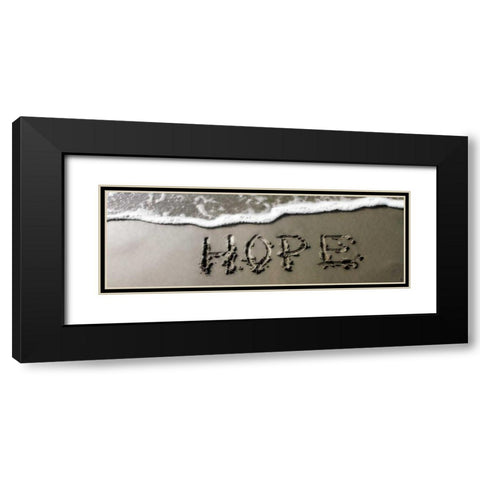 Hope Black Modern Wood Framed Art Print with Double Matting by Hausenflock, Alan