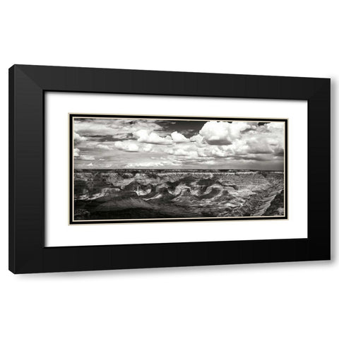 The Canyon Wall I Black Modern Wood Framed Art Print with Double Matting by Hausenflock, Alan