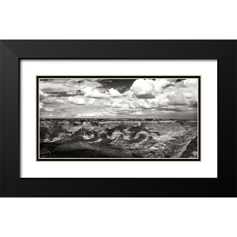 The Canyon Wall I Black Modern Wood Framed Art Print with Double Matting by Hausenflock, Alan