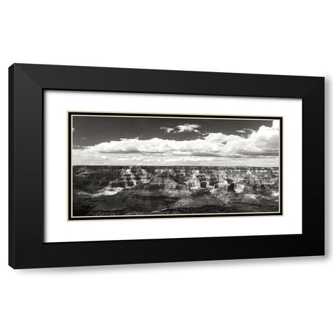 The Canyon Wall II Black Modern Wood Framed Art Print with Double Matting by Hausenflock, Alan