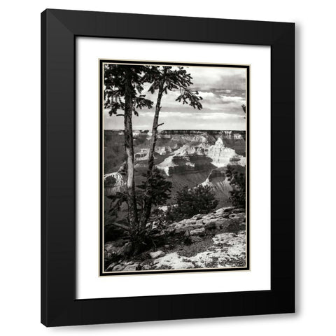 Canyon Gorge II Black Modern Wood Framed Art Print with Double Matting by Hausenflock, Alan