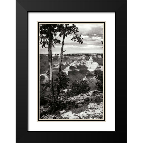 Canyon Gorge II Black Modern Wood Framed Art Print with Double Matting by Hausenflock, Alan