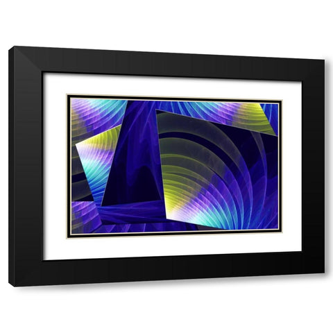 Colorful Planes I Black Modern Wood Framed Art Print with Double Matting by Hausenflock, Alan