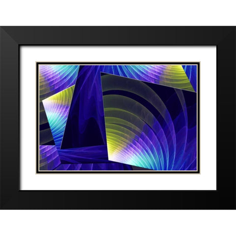 Colorful Planes I Black Modern Wood Framed Art Print with Double Matting by Hausenflock, Alan