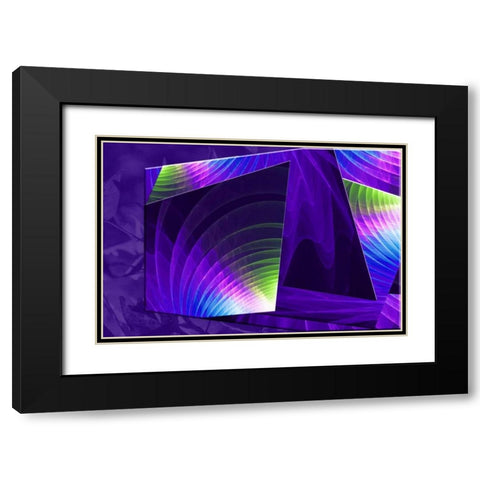 Colorful Planes II Black Modern Wood Framed Art Print with Double Matting by Hausenflock, Alan