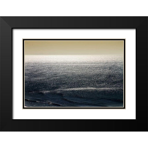 Deep Blue Sea II Black Modern Wood Framed Art Print with Double Matting by Hausenflock, Alan