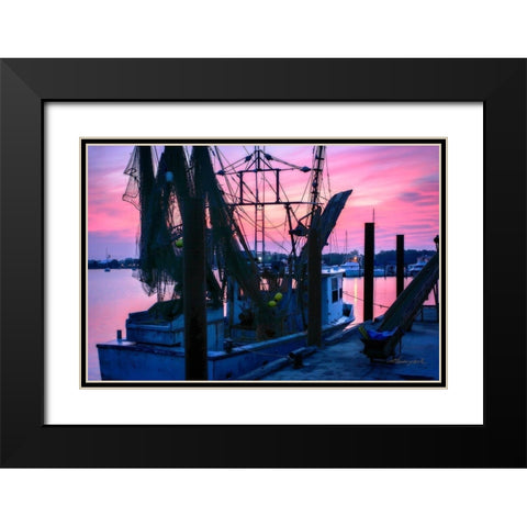 A Long Day Comming Black Modern Wood Framed Art Print with Double Matting by Hausenflock, Alan