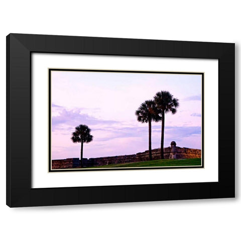 Castillo II Black Modern Wood Framed Art Print with Double Matting by Hausenflock, Alan
