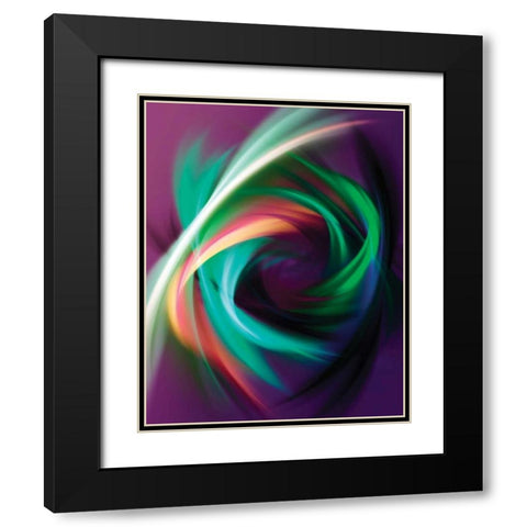 Birds Nest Black Modern Wood Framed Art Print with Double Matting by Hausenflock, Alan