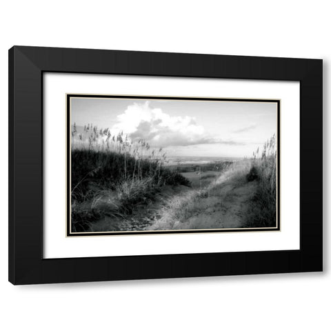 Dunes I Black Modern Wood Framed Art Print with Double Matting by Hausenflock, Alan