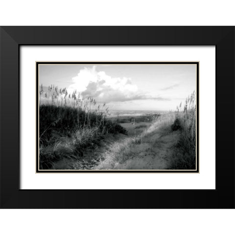 Dunes I Black Modern Wood Framed Art Print with Double Matting by Hausenflock, Alan