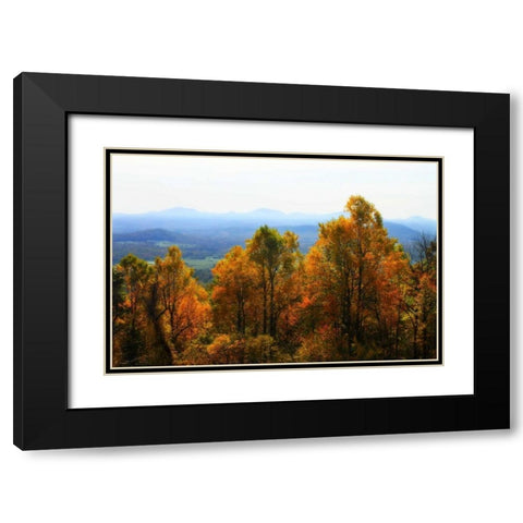 Shenandoah Valley I Black Modern Wood Framed Art Print with Double Matting by Hausenflock, Alan