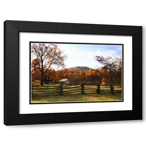 Homestead I Black Modern Wood Framed Art Print with Double Matting by Hausenflock, Alan