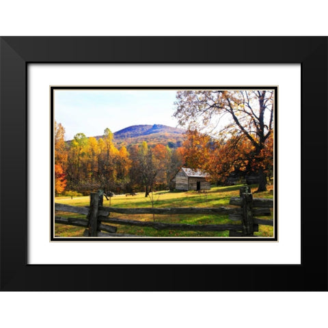 Homestead II Black Modern Wood Framed Art Print with Double Matting by Hausenflock, Alan