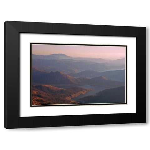 Kern Valley IV Black Modern Wood Framed Art Print with Double Matting by Kidd, Brian