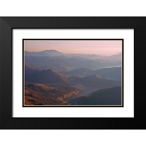 Kern Valley IV Black Modern Wood Framed Art Print with Double Matting by Kidd, Brian