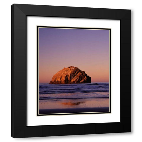 Bandon I Black Modern Wood Framed Art Print with Double Matting by Leahy, Ike