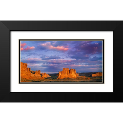 Arches National Park II Black Modern Wood Framed Art Print with Double Matting by Leahy, Ike